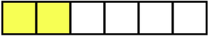 Yellow Rectangle Fraction 2:6