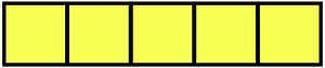 Yellow Rectangle Fraction 5:5