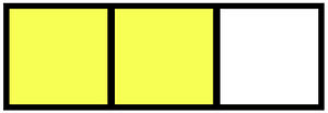 Yellow Rectangle Fraction 2:3