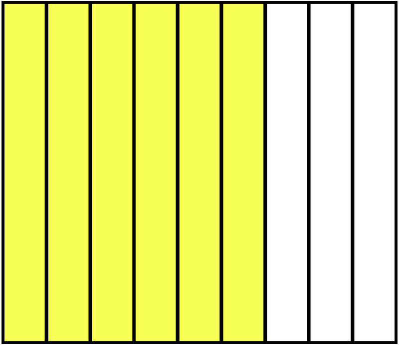 Yellow Rectangle Fraction 6:9