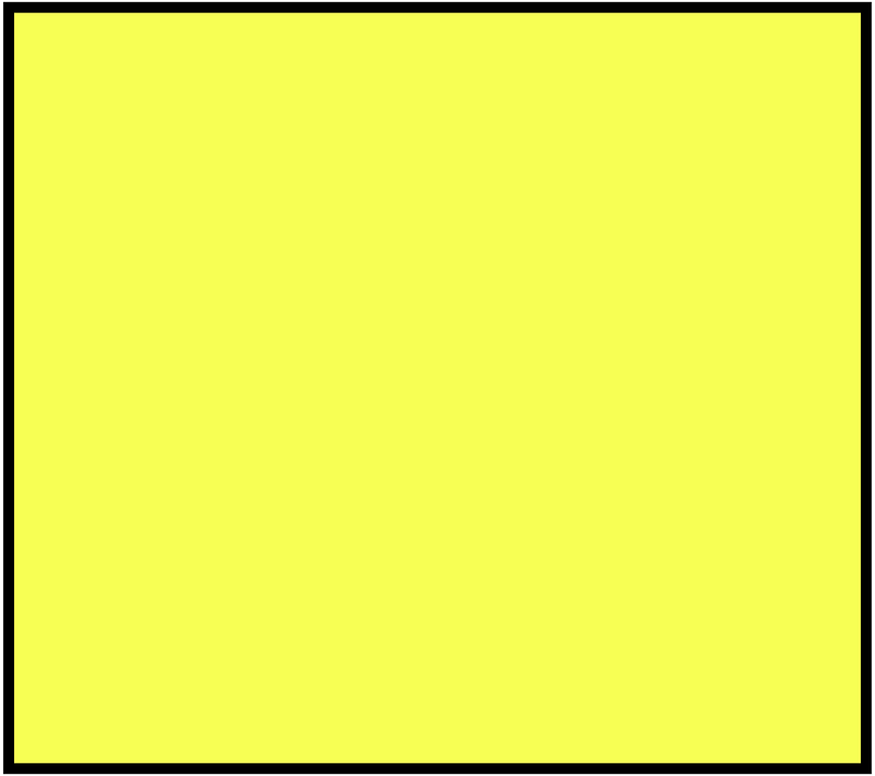 Yellow Rectangle Fraction 1:1