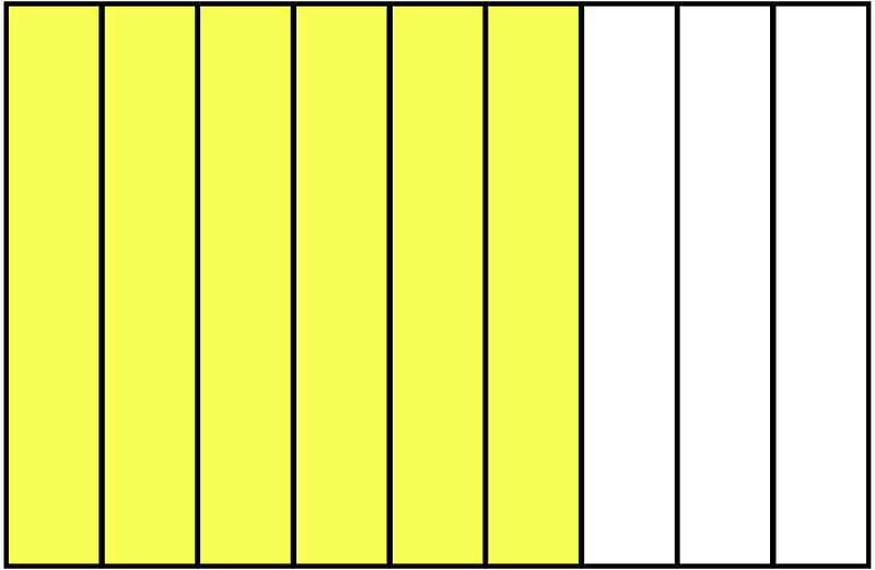 Yellow Rectangle Fraction 6:9