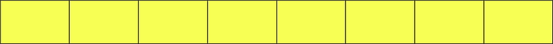 Yellow Rectangle Fraction 8:8