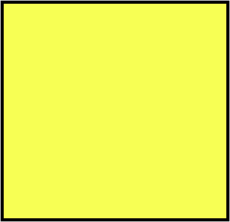 Yellow Rectangle Fraction 1:1