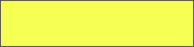 Yellow Rectangle Fraction 1:1