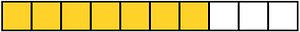 Yellow-Amber Rectangle Fraction 7:10