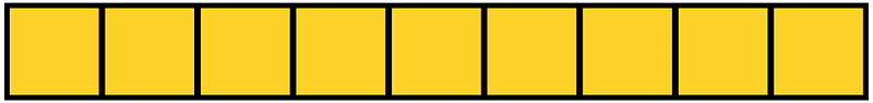 Yellow-Amber Rectangle Fraction 9:9