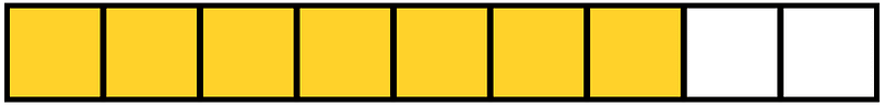 Yellow-Amber Rectangle Fraction 7:9