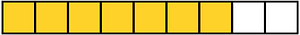 Yellow-Amber Rectangle Fraction 7:9