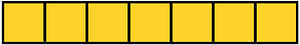 Yellow-Amber Rectangle Fraction 7:7