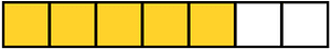 Yellow-Amber Rectangle Fraction 5:7