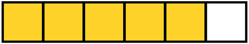 Yellow-Amber Rectangle Fraction 5:6