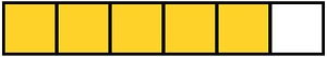 Yellow-Amber Rectangle Fraction 5:6