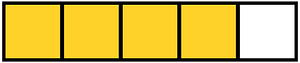 Yellow-Amber Rectangle Fraction 4:5