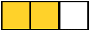 Yellow-Amber Rectangle Fraction 2:3