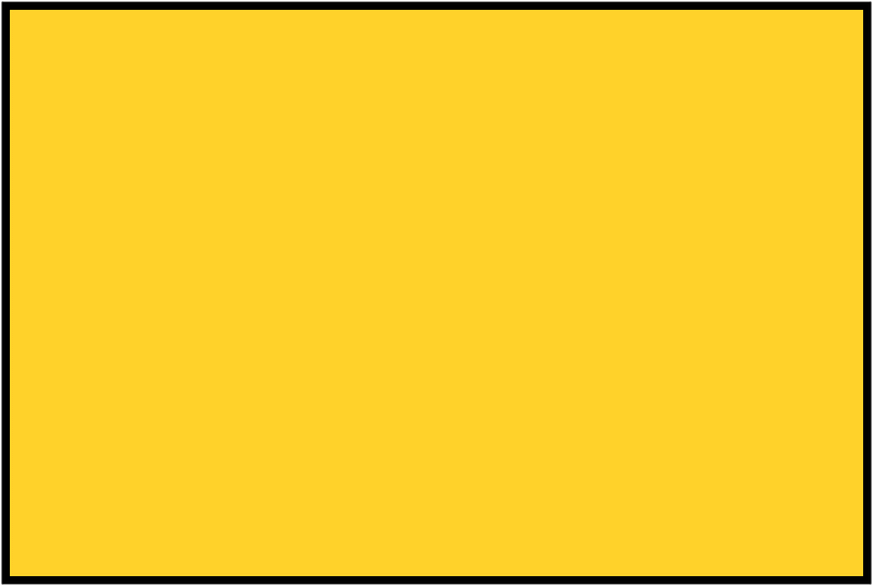Yellow-Amber Rectangle Fraction 1:1