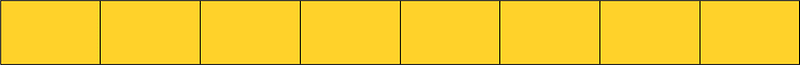 Yellow-Amber Rectangle Fraction 8:8