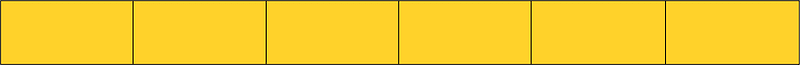 Yellow-Amber Rectangle Fraction 6:6