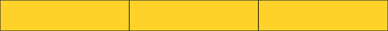 Yellow-Amber Rectangle Fraction 3:3