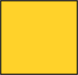 Yellow-Amber Rectangle Fraction 1:1