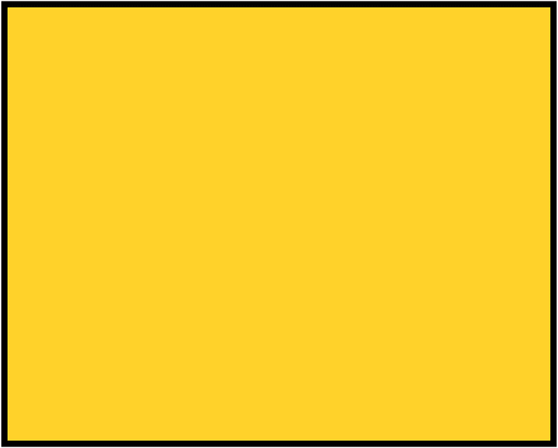 Yellow-Amber Rectangle Fraction 1:1