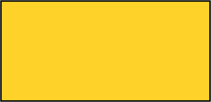 Yellow-Amber Rectangle Fraction 1:1