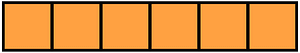 Orange Rectangle Fraction 6:6