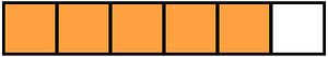 Orange Rectangle Fraction 5:6