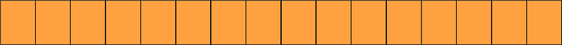 Orange Rectangle Fraction 16:16