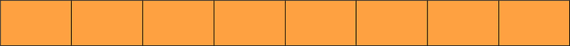 Orange Rectangle Fraction 8:8