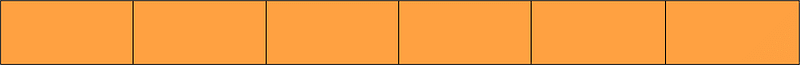 Orange Rectangle Fraction 6:6