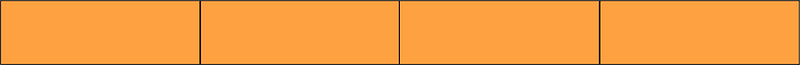 Orange Rectangle Fraction 4:4