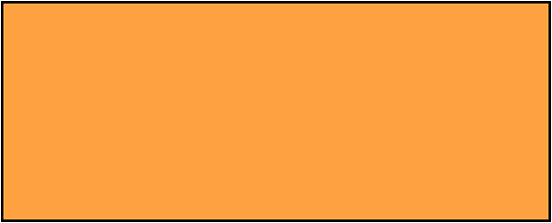 Orange Rectangle Fraction 1:1