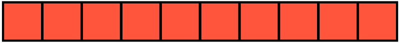 Vermilion Rectangle Fraction 10:10