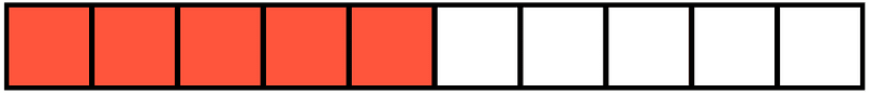 Vermilion Rectangle Fraction 5:10