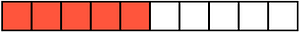 Vermilion Rectangle Fraction 5:10
