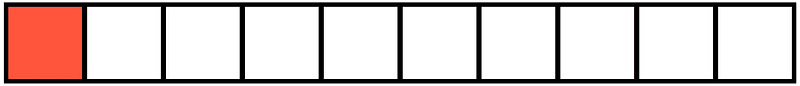 Vermilion Rectangle Fraction 1:10