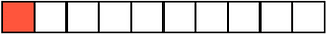 Vermilion Rectangle Fraction 1:10