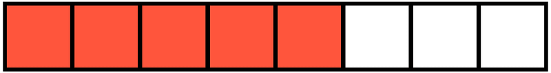 Vermilion Rectangle Fraction 5:8