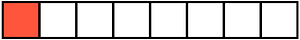Vermilion Rectangle Fraction 1:8