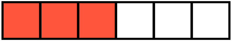Vermilion Rectangle Fraction 3:6