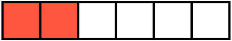 Vermilion Rectangle Fraction 2:6