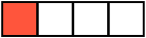 Vermilion Rectangle Fraction 1:4