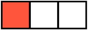 Vermilion Rectangle Fraction 1:3