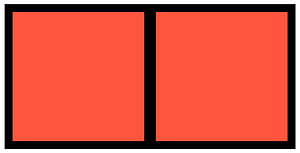 Vermilion Rectangle Fraction 2:2