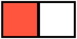Vermilion Rectangle Fraction 1:2