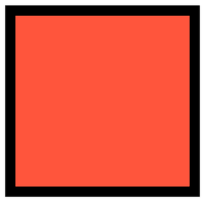 Vermilion Rectangle Fraction 1:1