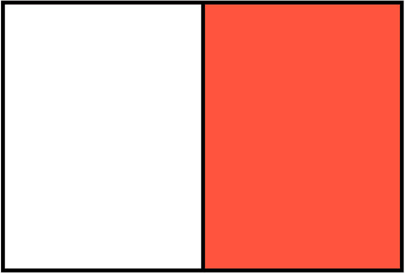 Vermilion Rectangle Fraction 1:2