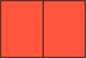 Vermilion Rectangle Fraction 2:2