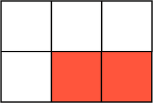 Vermilion Rectangle Fraction 2:6